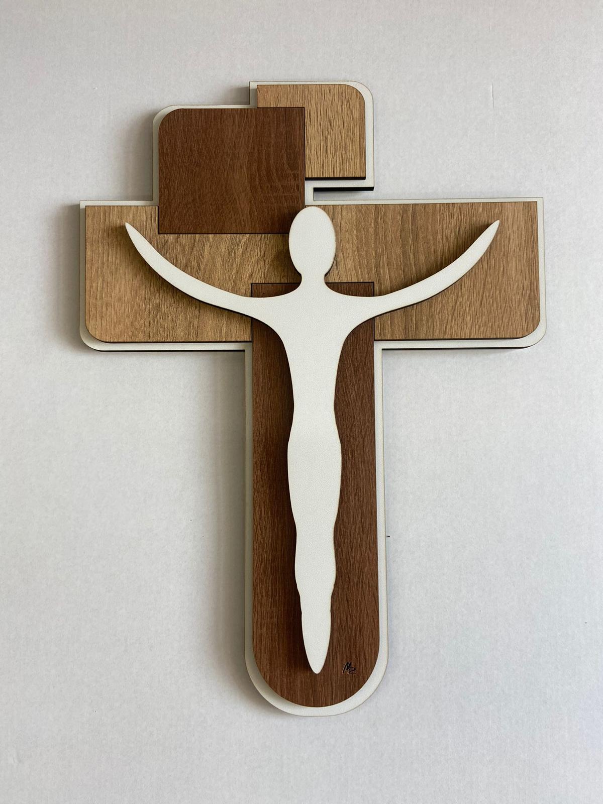 SACRA CROCE IN LEGNO STILIZZATO