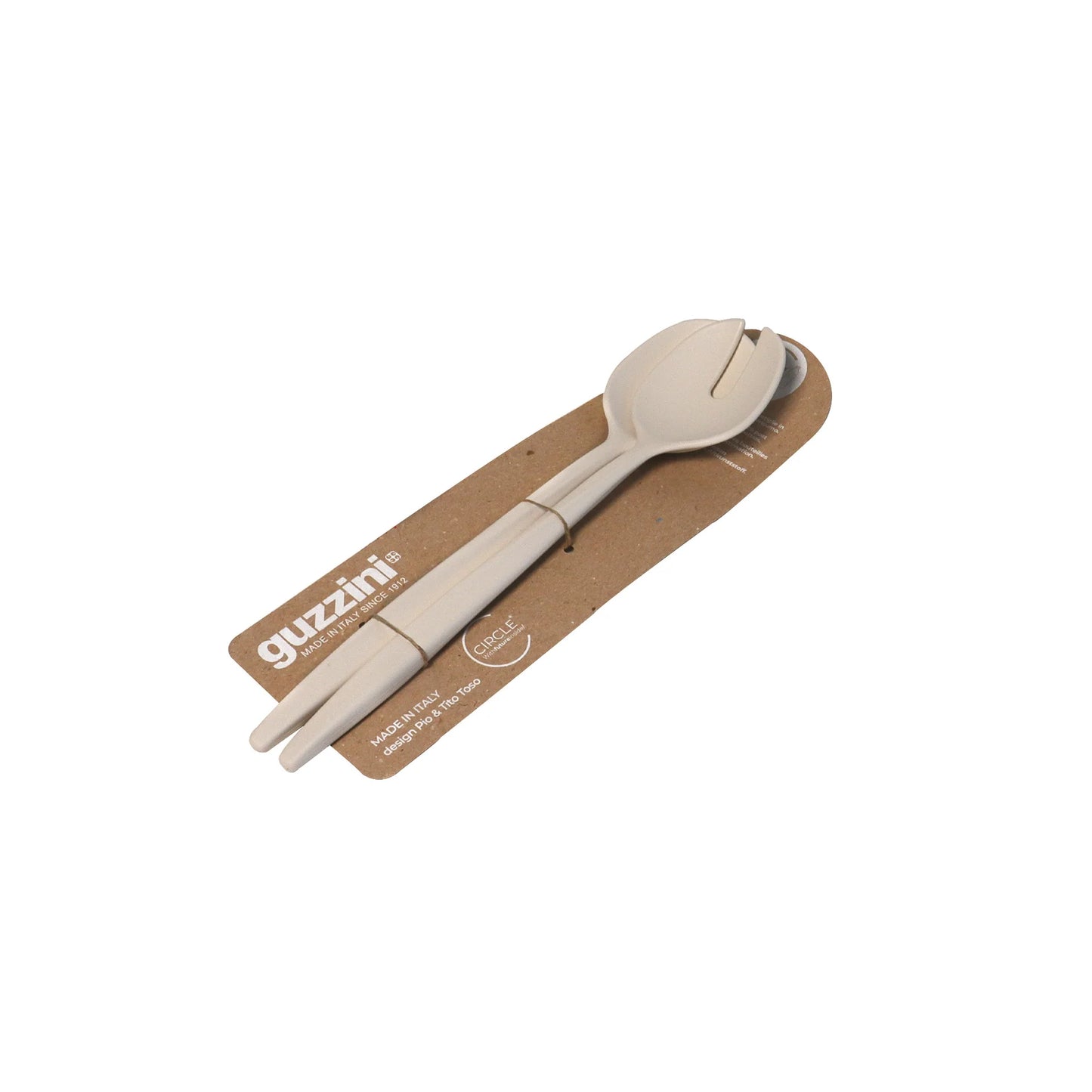 GUZZINI POSATE INSALATA TIERRA WHITE